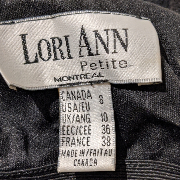 GUC black asymmetrical dress - Picture 9 of 9